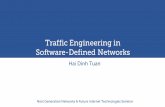 Traffic Engineering in Software-Defined Networks