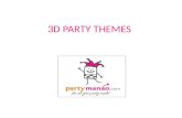 3d party themes,Party planner, Party Organiser, Event Management company,partymanao