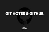 Git Notes and GitHub
