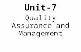 Quality assurance and management, software engineering