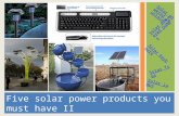 Solar Power Products II