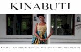 Kinabuti: An Ethical Fashion Label committed to Female Empowerment by Francesca Rosset