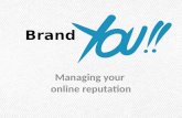 Brand YOU: Online Reputation Management for University Students