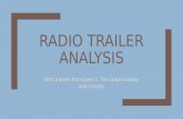 Radio Trailer Analysis