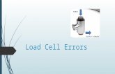 Load Cell Errors