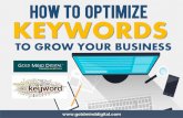 How to Optimize Keywords to Grow Your Business