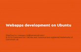 Webapps development on ubuntu
