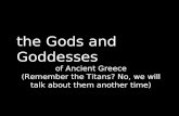 Gods goddesses