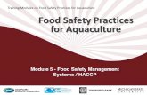 Aquaculture 5 - Food Safety Management Systems 2013