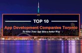 Top 10 Mobile App Development Companies in Toronto