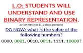 Lesson4.1 u4 l1 binary representation