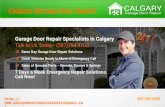 Garage Door Repair Calgary | Garage Door Installation & Opener Repair Services