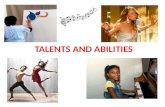 Talents and abilities- MODAL VERB CAN