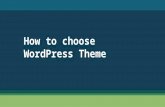 How to choose word press theme for your business