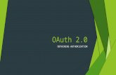 (4) OAuth 2.0 Obtaining Authorization