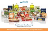 BatchMaster ERP for Food & Beverages