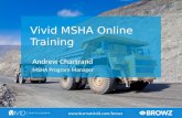 Online MSHA Training Course Introduction with BROWZ and Vivid Learning