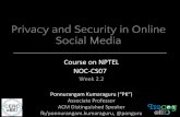 Privacy and Security in Online Social Media : Trust and Credebillity on OSM