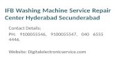 IFB Washing Machine Service Repair Center Hyderabad Secunderabad