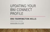 Updating your BNI Connect Profile