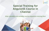 Special Training for Angularjs Course in Chennai