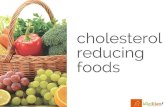 Cholesterol reducing foods
