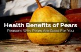 Health benefits-of-pears-