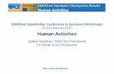 Results of the EMODnet Sea-basin Checkpoints: Human Activities