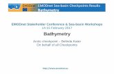 Results of the EMODnet Sea-basin Checkpoints: bathymetry