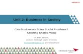 Lecture: Role of Business in Society