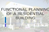 Functional planning of a residential building