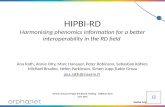 HIPBI-RD: Harmonising phenomics information for a better interoperability in the rare disease field - Ana Rath