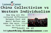 China Collectivism vs Western Individualism