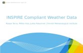 Inspire Compliant Weather Data