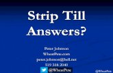 Strip Till Answers - Peter Johnson - 13