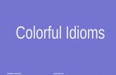 Review Idioms about Colors