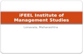 IFEEL Institute of Management Study in Lonavala