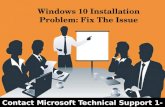 Fix Windows 10 Issues Microsoft Technical Support | 1-855-903-2367