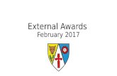 February External Awards 2017