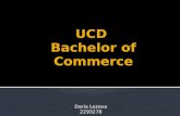 UCD Bachelor of Commerce