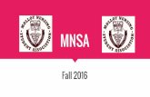 MNSA End of Semester Report Dec 2016