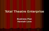 Total Theatre Enterprise Business Plan
