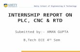 PLC (programmable logic controllers) RTD and CNC PPT- powerpoint presentation report