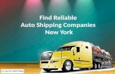 Find Reliable Auto Shipping Companies New York