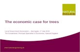 The economic case for trees   tim sunderland - natural england - july 2015