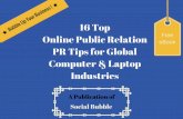 16 top online public relation pr tips for global computer & laptop industries