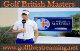 watch golf British Masters 2015 live