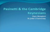 Pasinetti & the Cambridge Keynesians