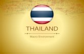 Marketing macro environment in Thailand