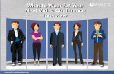 What to Wear for Your Next Video Conference Interview